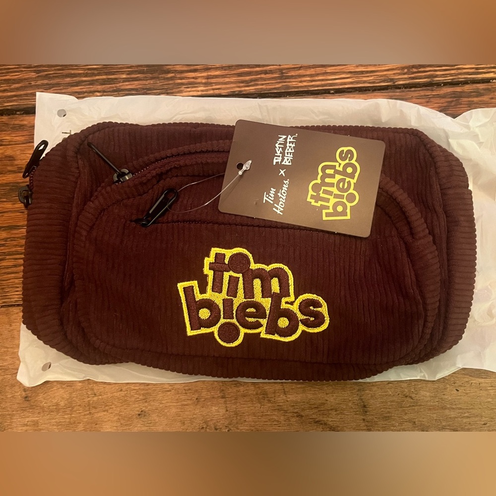 Tim Hortons x Justin Bieber Corduroy Fanny Pack
